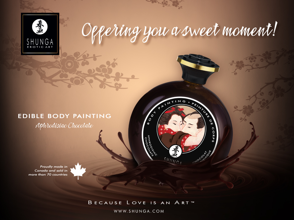 Edible Body Paint, Shunga Chocolate Body Paint